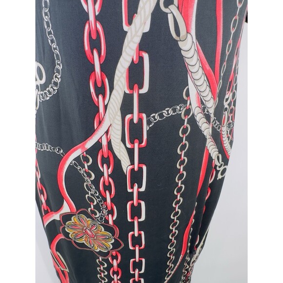 Ipona Collection Dress Gold Abstract Multicolored Y2K Black   Mini Stretchy S - Picture 4 of 12